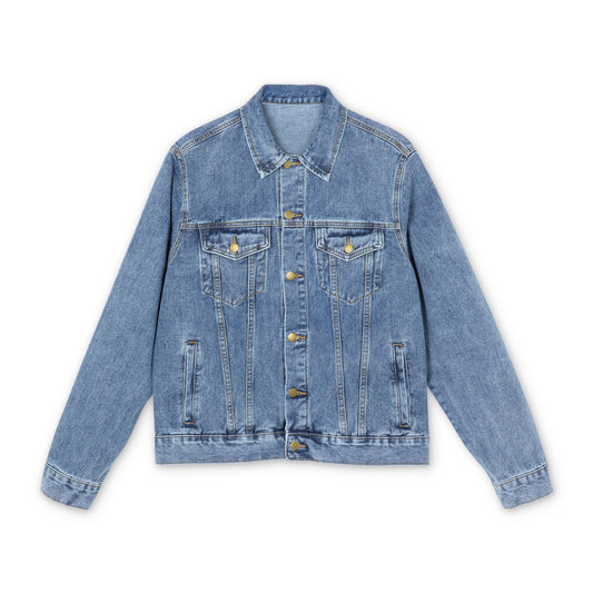 Denim Jacket — Crown of Thorns Lamb Three:Sixteen Embroidered Denim Jacket